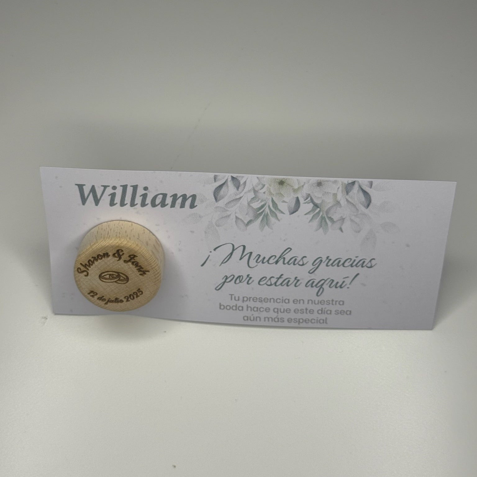 Place Card Medal with Tassel