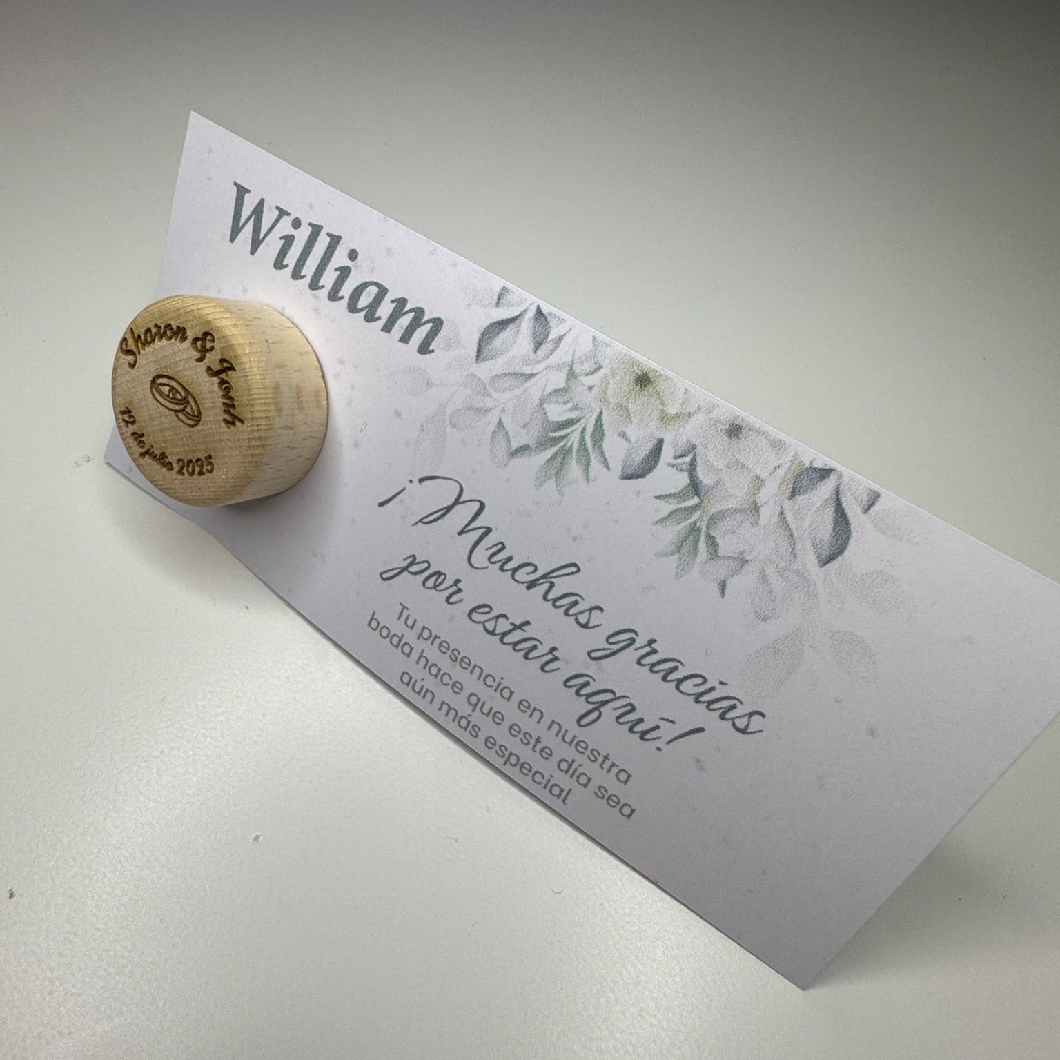 Place Card Medal with Tassel
