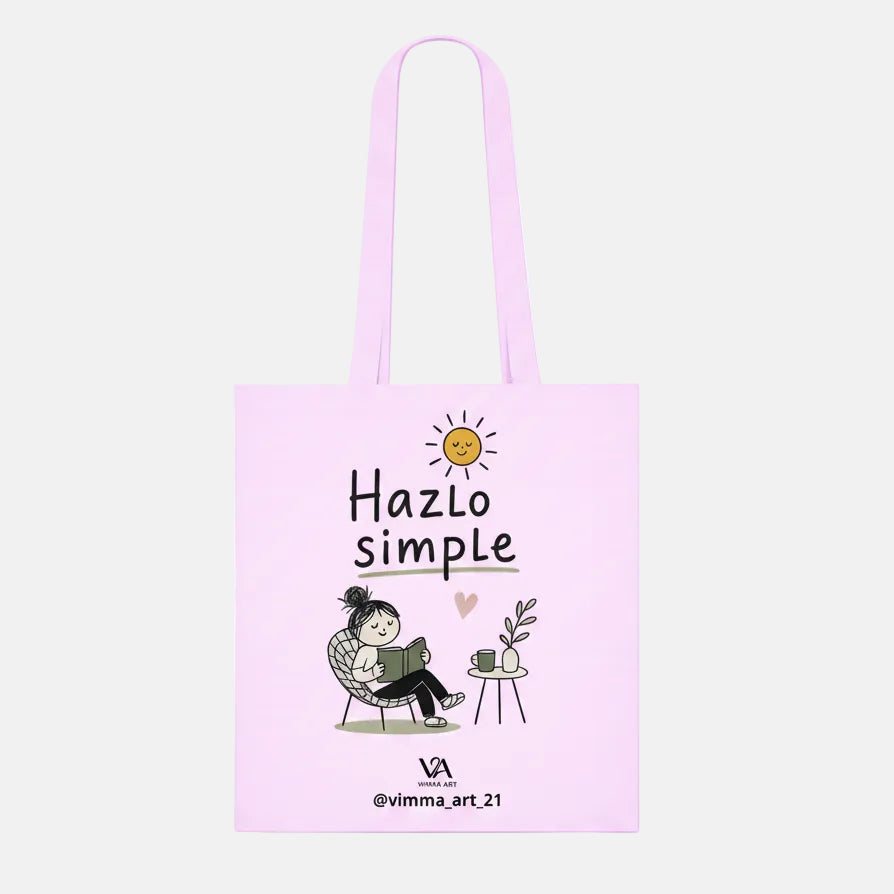 Bolsa Tote Bag "Hazlo Simple"
