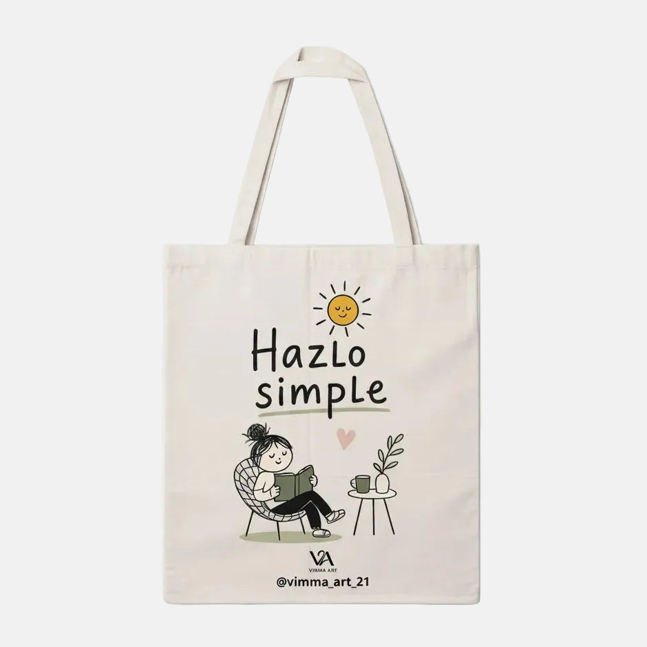 Bolsa Tote Bag "Hazlo Simple"
