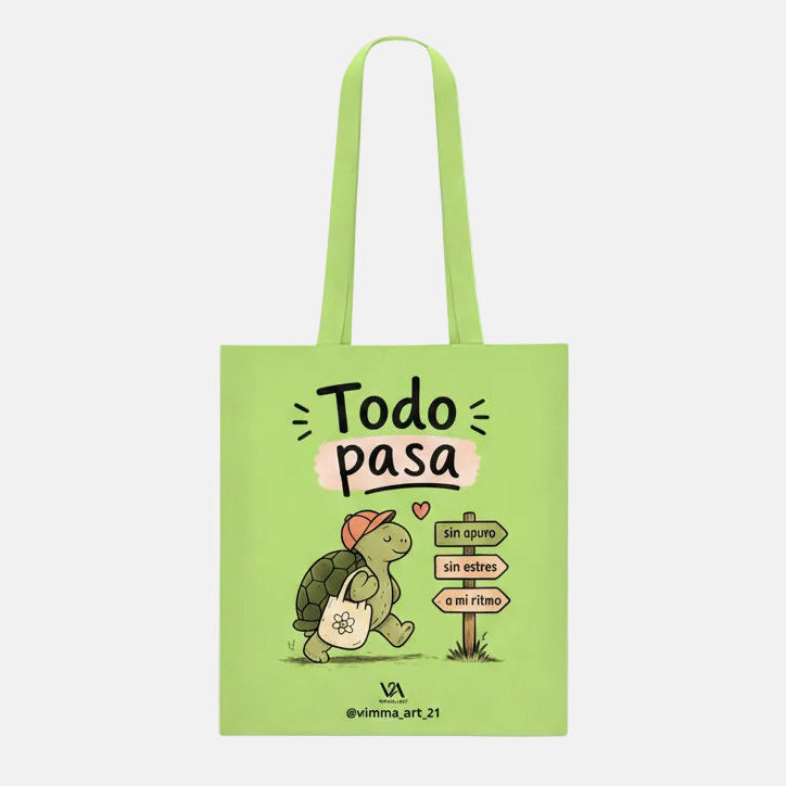 Bolsa Tote Bag "Todo pasa"