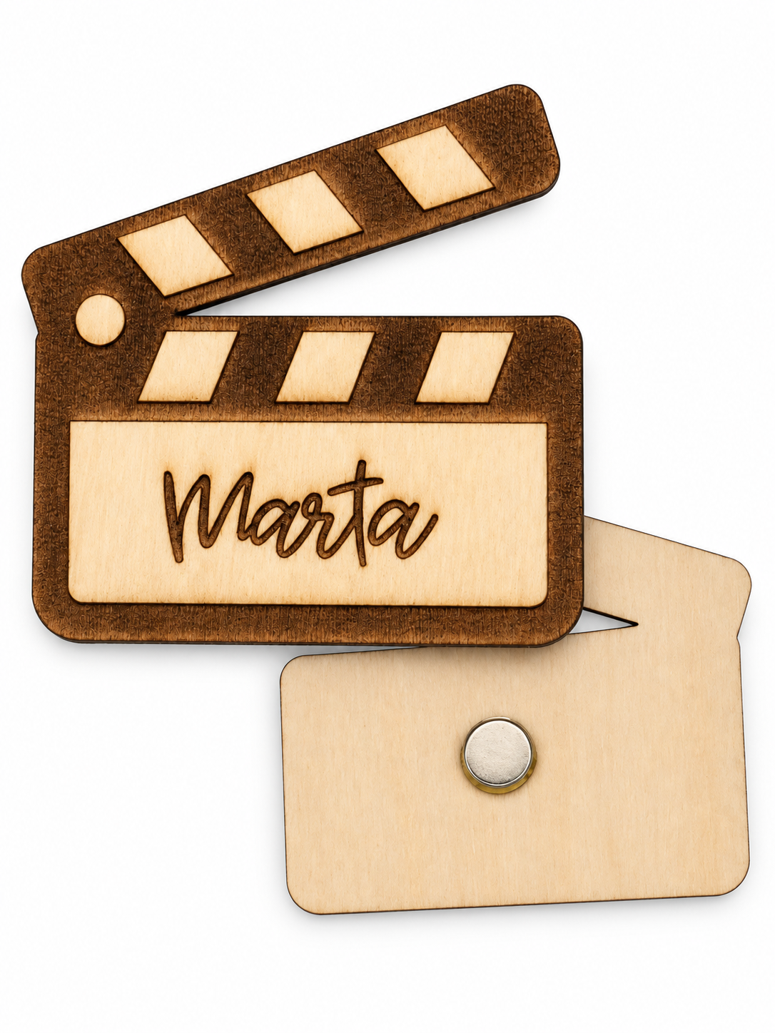 MARCASITIO CLAQUETA CON IMÁN 🎬