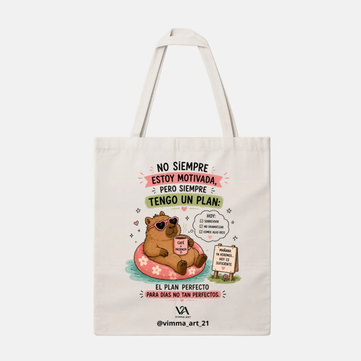 Bolsa Tote Bag "Siempre tengo un plan"