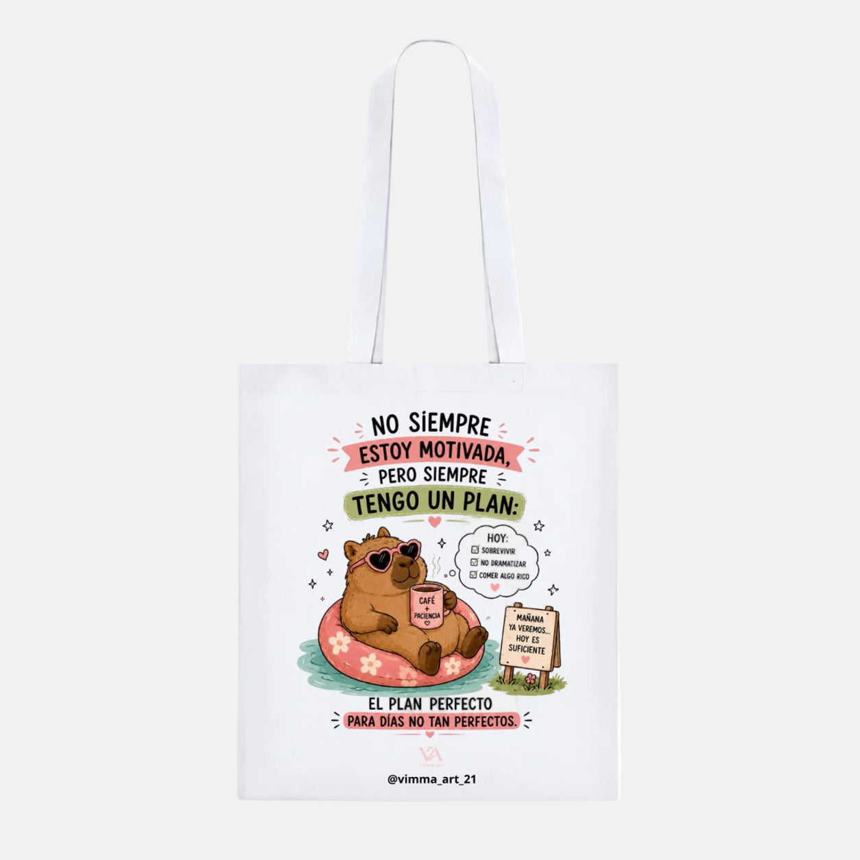 Bolsa Tote Bag "Siempre tengo un plan"